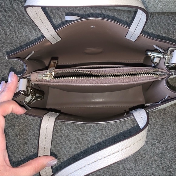 Kate Spade Crossbody Suede Grey Bag - Picture 3 of 8